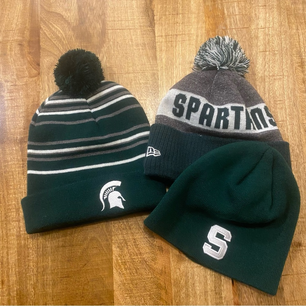 Michigan State Spartans Beanie Set of 3